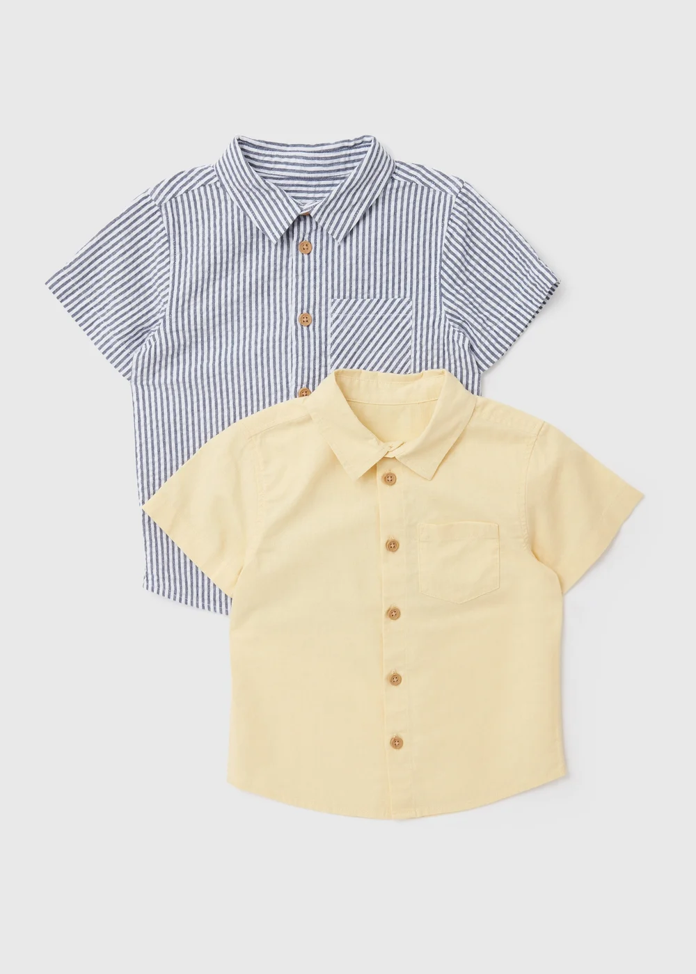 Boys 2 Pack Lemon Shirts (1-7yrs) - 1-1.5 Yrs Image 1