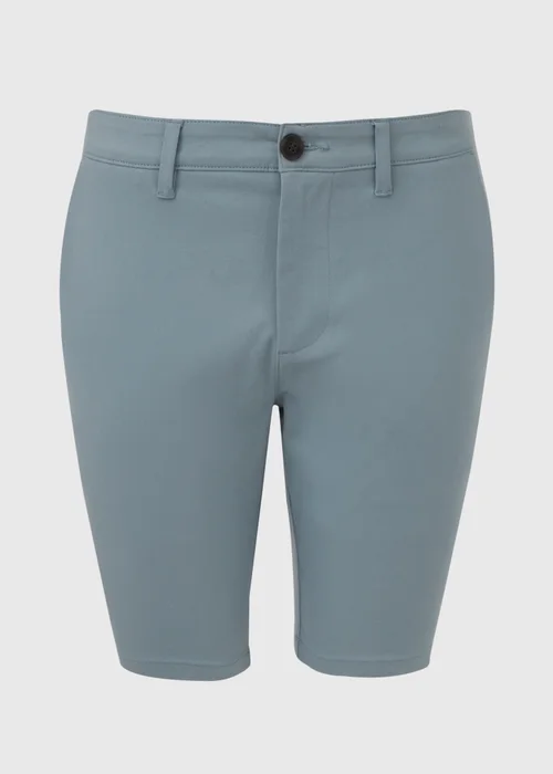 Blue Slim Fit Chino Shorts - 30 Image 5