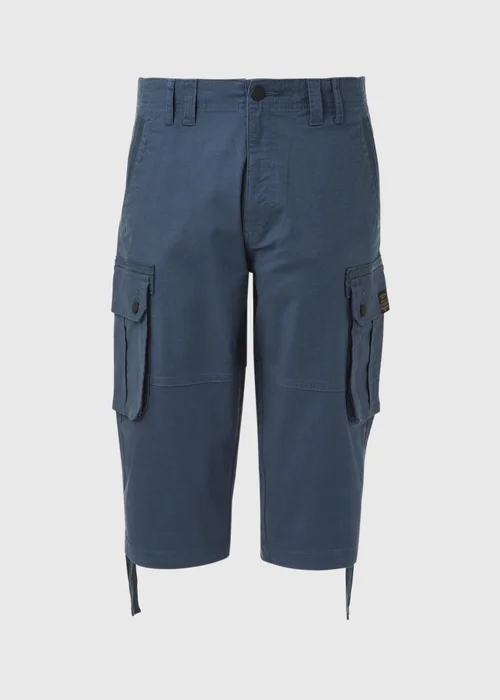 Navy 3/4 Cargo Shorts - 30 Image 4
