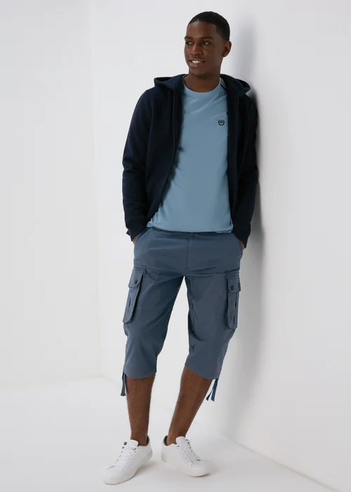 Navy 3/4 Cargo Shorts - 30 Image 3