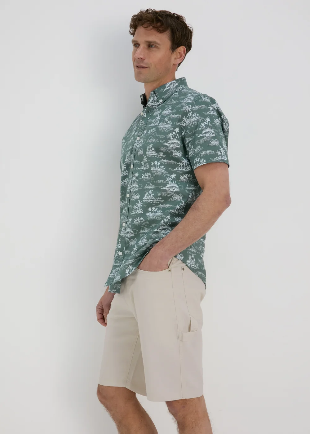 Cream Carpenter Shorts - 30 Image 1