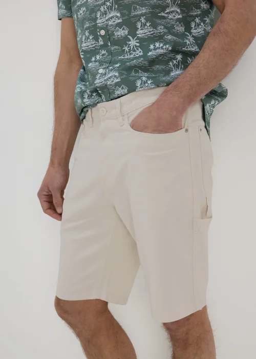 Cream Carpenter Shorts - 30 Image 3