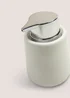 Grey Modern Ceramic Soap Dispenser (8cm x 13cm) Image 2