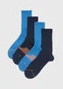Souluxe Blue Sports Socks - Sizes 6 - 8.5 Image 1