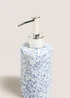 Blue Speckle Dispenser (17.5x6.8x6.8cm) Image 2