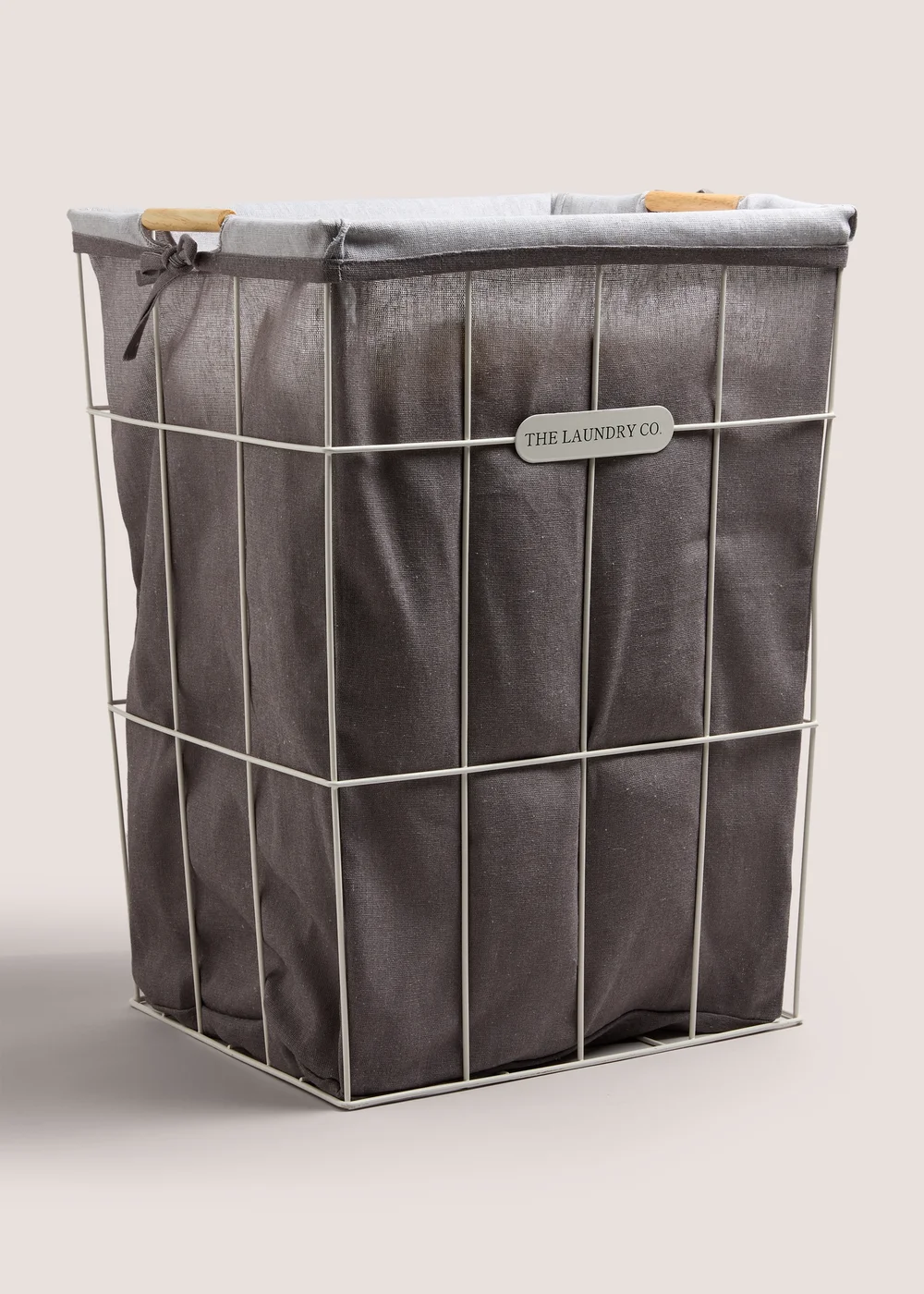 Laundry Co Grey Wire Frame Bag Image 1