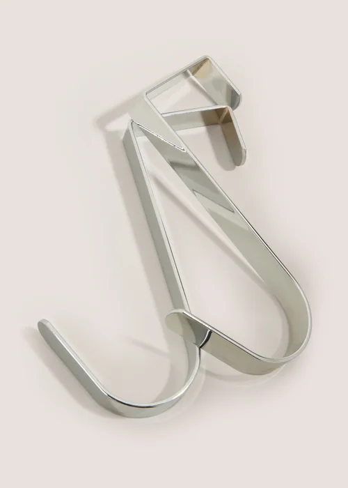 2 Pack Metal Chrome Hooks Image 2
