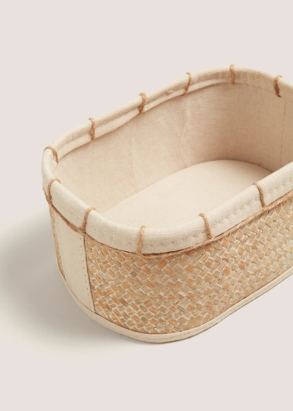 Natural Artisan Storage Basket Image 2