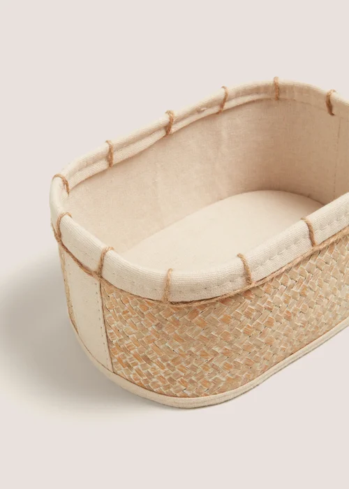 Natural Artisan Storage Basket Image 2