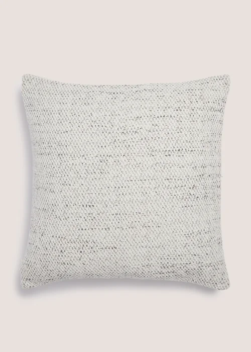 Grey Marl Chenille Cushion Image 1