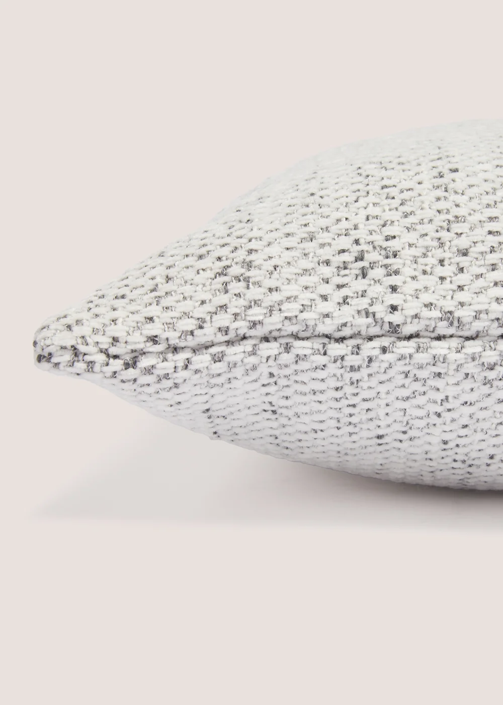 Grey Marl Chenille Cushion Image 2