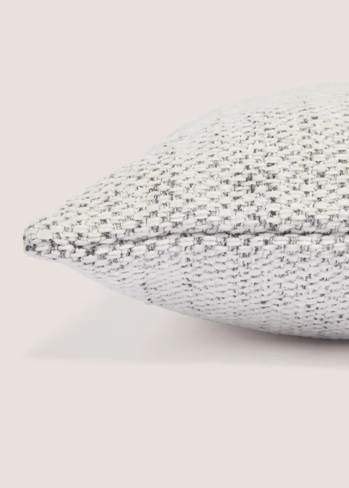 Grey Marl Chenille Cushion Image 2
