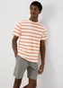 Orange Stripe Short Pyjama Set - Extra small Image 3