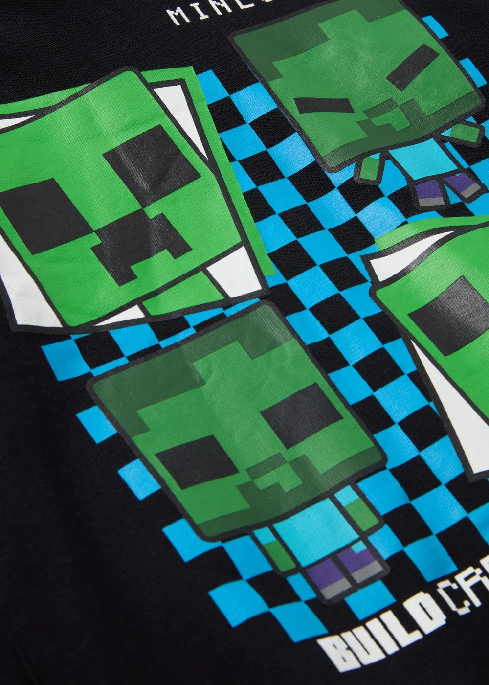 Boys Minecraft Black Hoodie (5-12yrs) - 5 Yrs Image 2