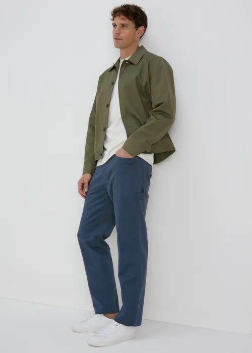 Blue Carpenter Chinos - 30 Waist Regular Image 4