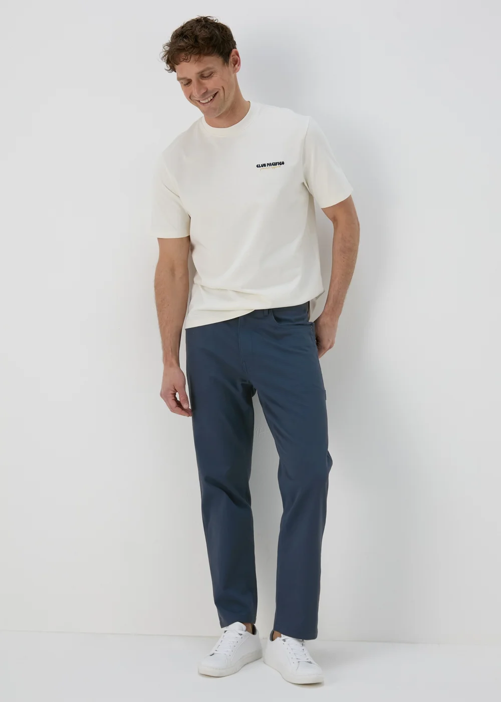 Blue Carpenter Chinos - 30 Waist Regular Image 1