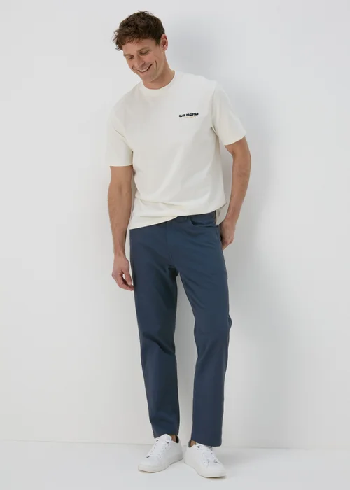 Blue Carpenter Chinos - 30 Waist Regular Image 1