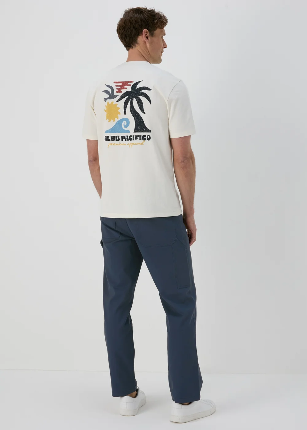 Blue Carpenter Chinos - 30 Waist Regular Image 2