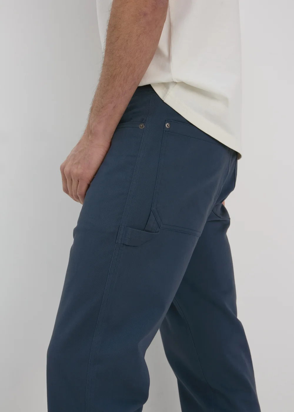 Blue Carpenter Chinos - 30 Waist Regular Image 3