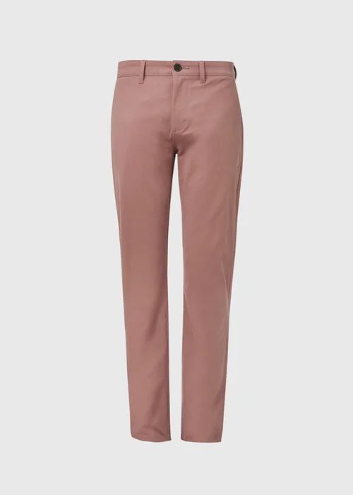 Pink Straight Fit Stretch Chinos - 30 Waist Regular Image 5