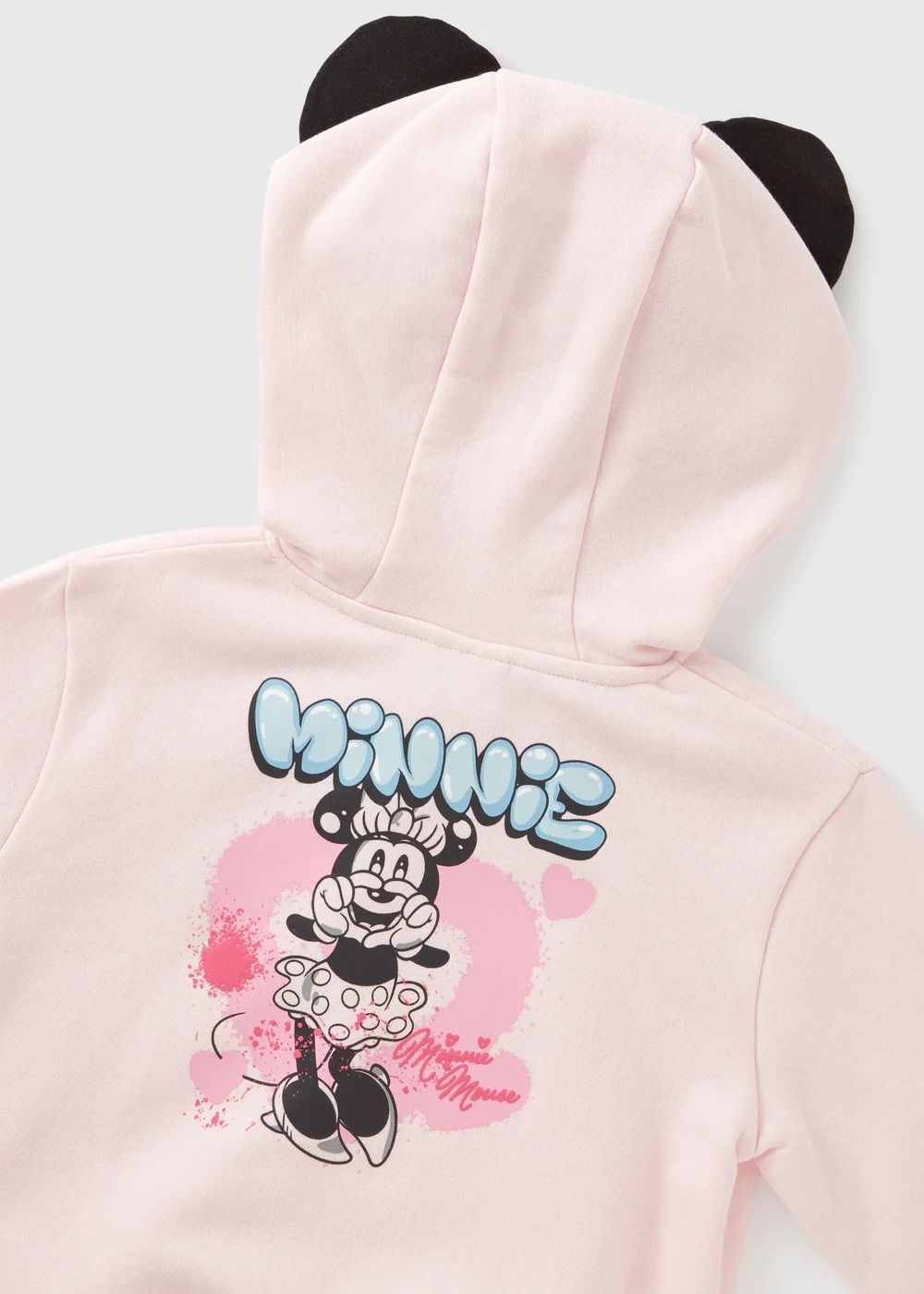 Disney Girls Pink Minnie Ears Hoodie (9mths-7yrs) - 1-1.5 Yrs Image 2