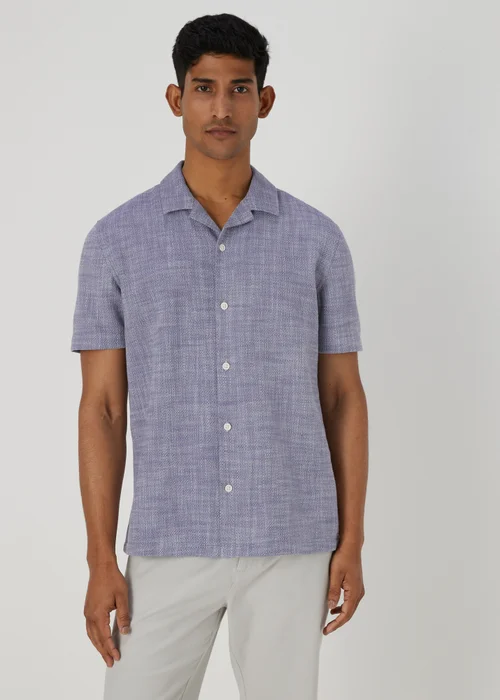 Navy Cheesecloth Shirt - S Image 1