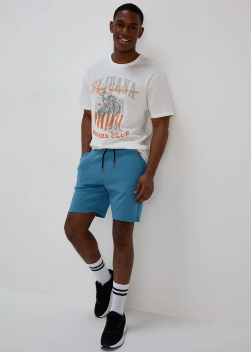 US Athletic Blue Jogging Shorts - XS Image 1