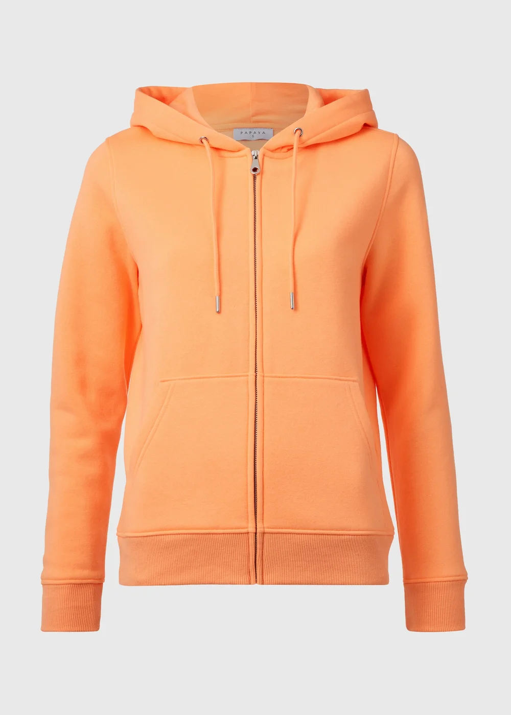 Orange Zip Hoodie - S Image 5