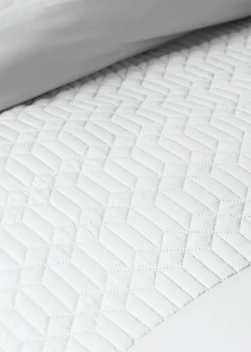 White Geo Pinsonic Duvet Set - Single Image 2