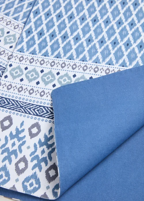 Indigo Printed Runner (220cm x 35cm) Image 2