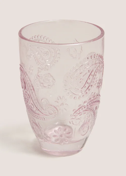 Pink Artisan Embossed Tumbler Image 1
