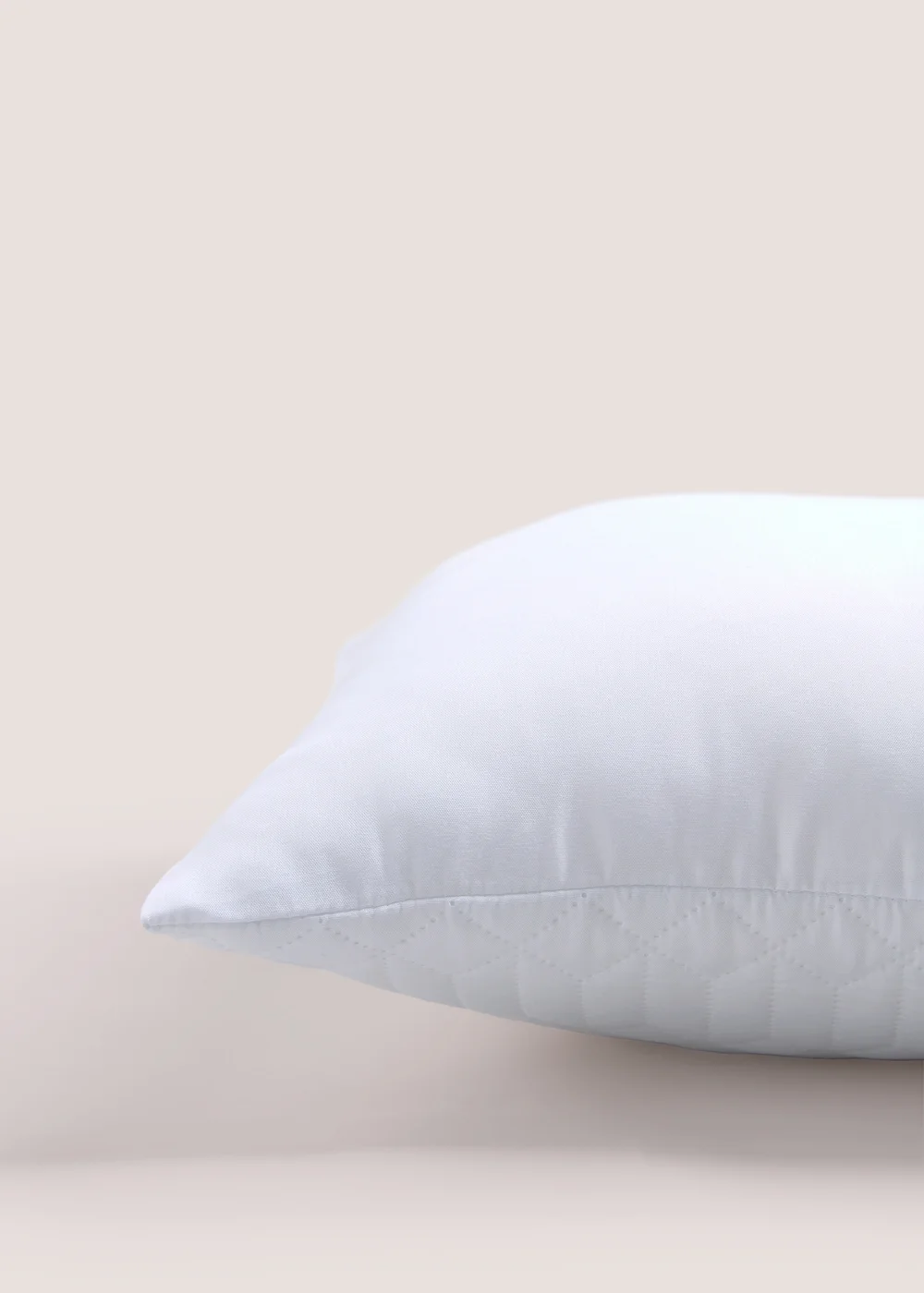 White Geo Print Pinsonic Cushion (40cm x 40cm) Image 2
