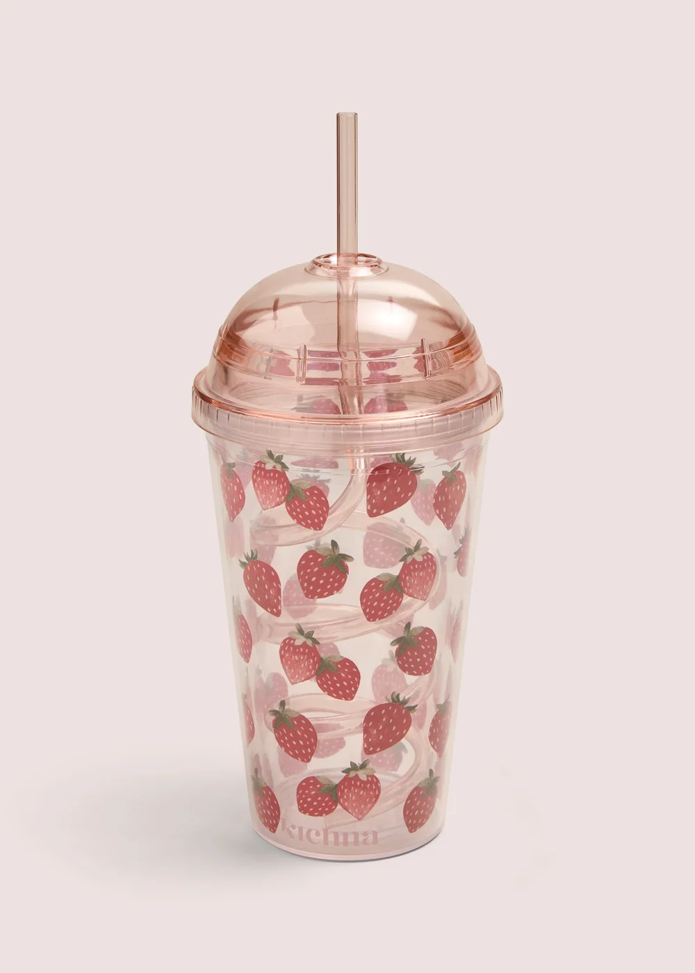 Red Strawberry Water Bottle Image 1