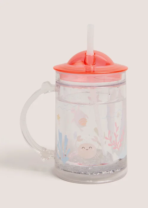 Kids Multicolour Mermaid Glitter Tumbler Image 1