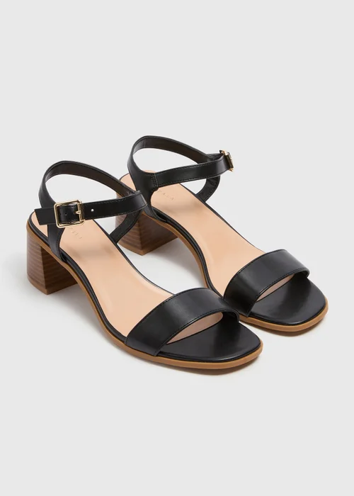 Black Causal Block Heels - Size 3 Image 1