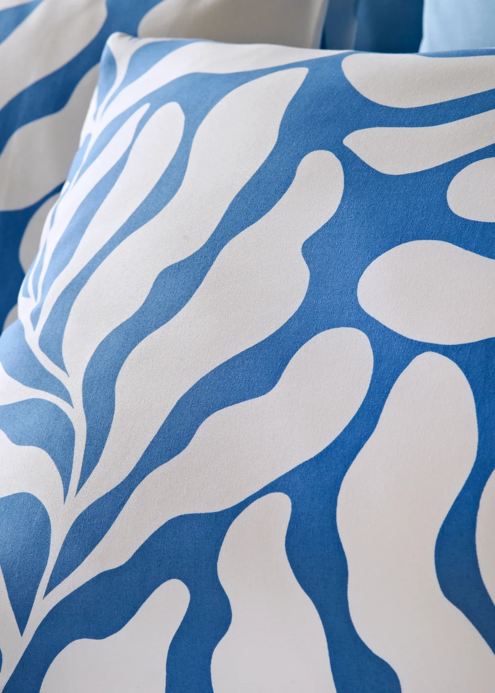 Blue Sorbet Abstract Print Duvet Set - Single Image 2