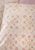Pink Artisan Tile Seersucker Duvet Set - Single Image 2