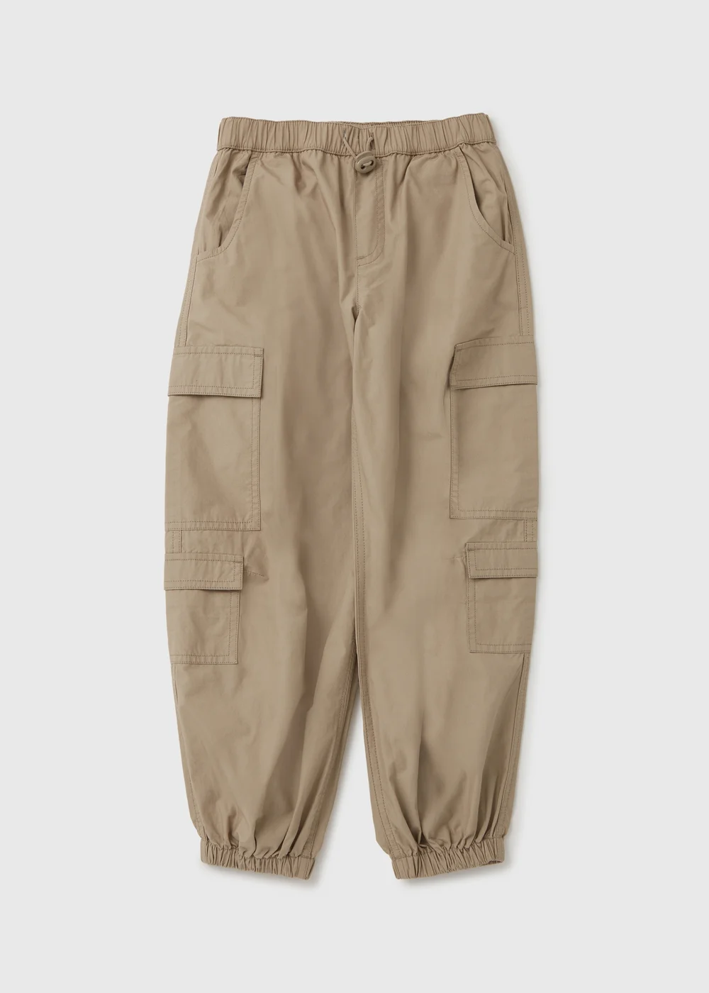 Khaki Parachute Trousers - Size 8 Image 1