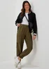 Khaki Parachute Trousers - Size 8 Image 4
