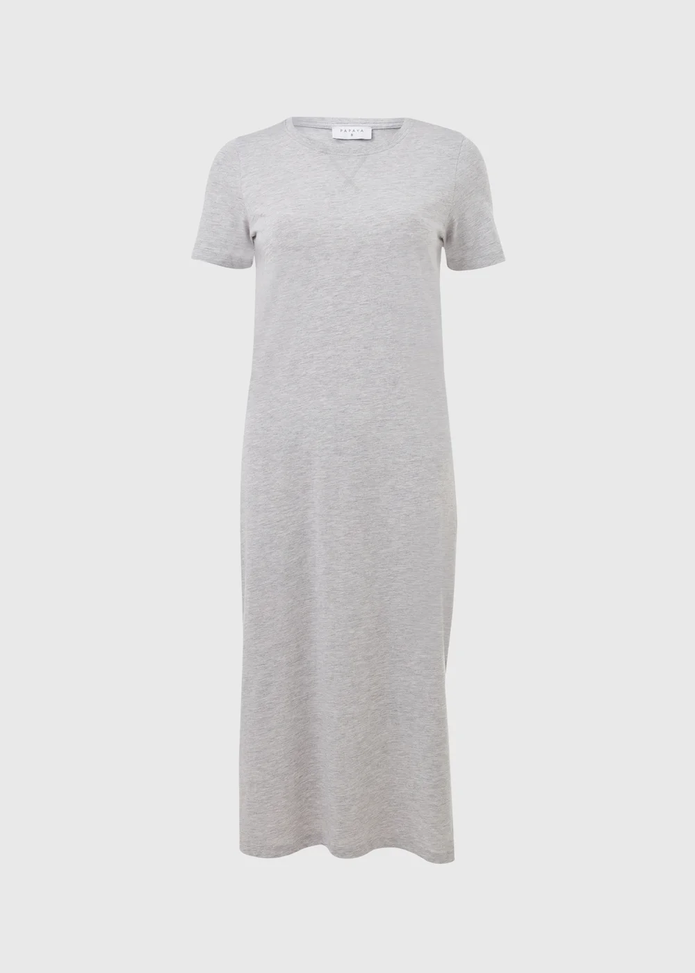 Grey Jersey T-Shirt Dress - 8 Image 9