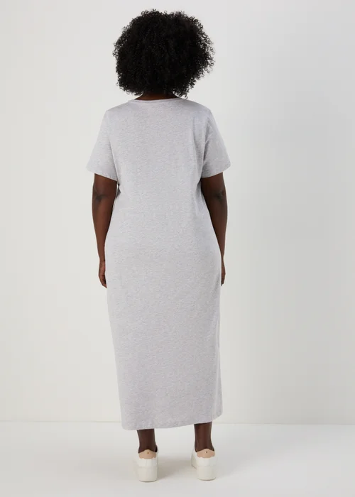 Grey Jersey T-Shirt Dress - 8 Image 4