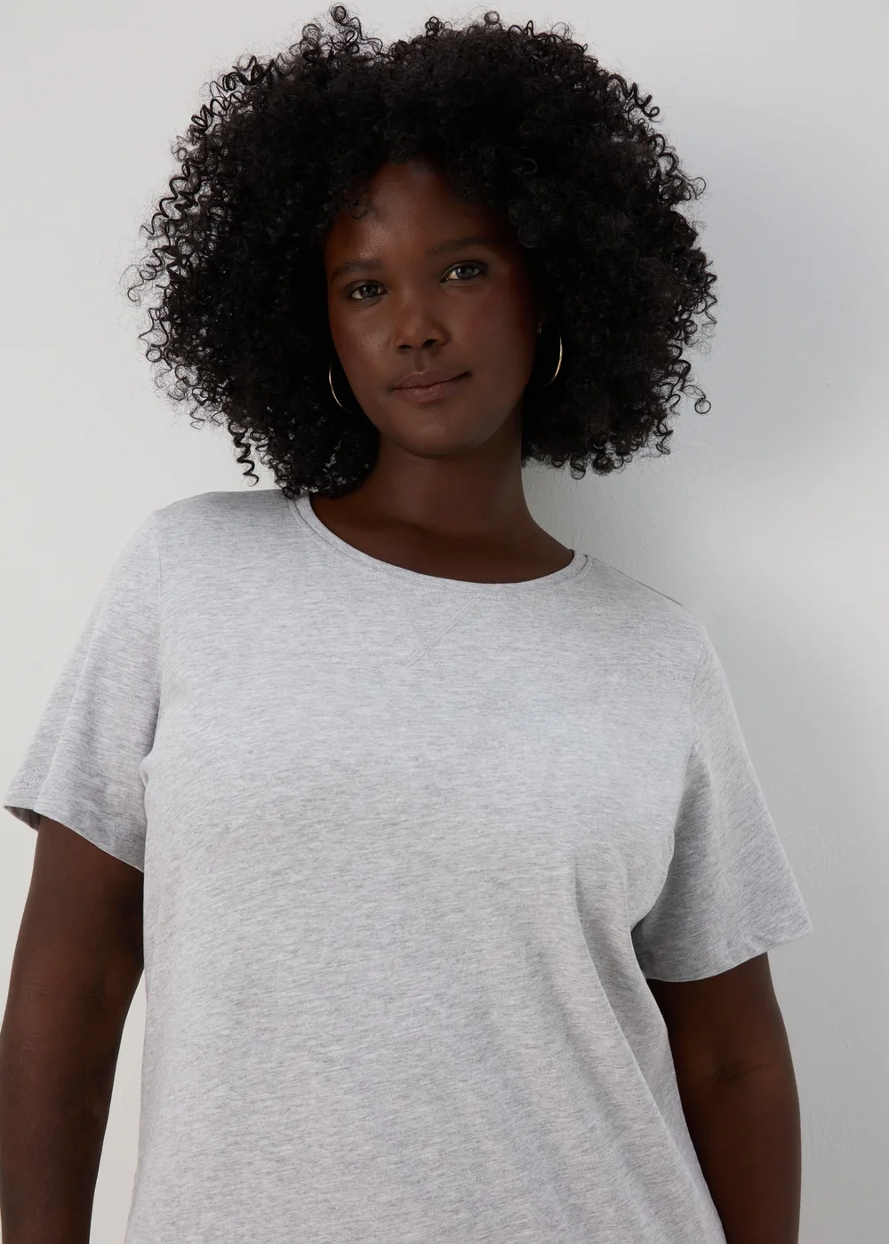Grey Jersey T-Shirt Dress - 8 Image 6