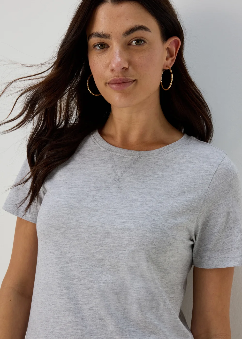 Grey Jersey T-Shirt Dress - 8 Image 5