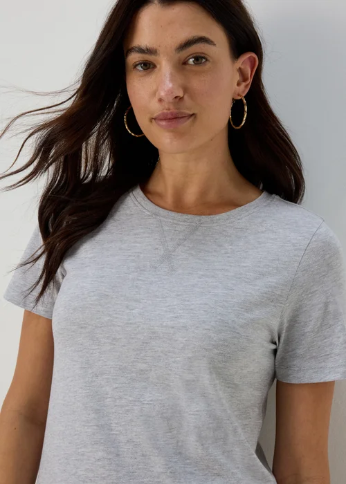 Grey Jersey T-Shirt Dress - 8 Image 5