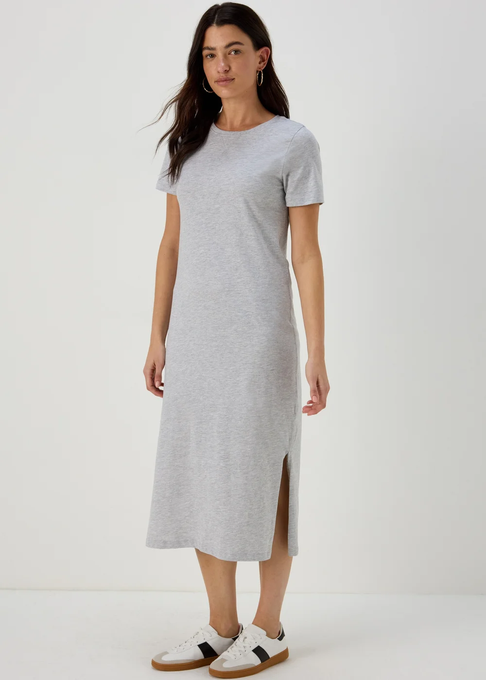 Grey Jersey T-Shirt Dress - 8 | Matalan Grey Jersey T-Shirt Dress - 8 | Matalan
