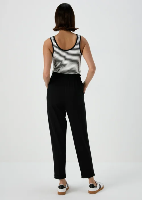 Et Vous Black Solid Ponte Joggers - 8 Image 3