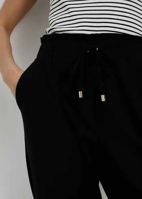 Et Vous Black Solid Ponte Joggers - 8 Image 5