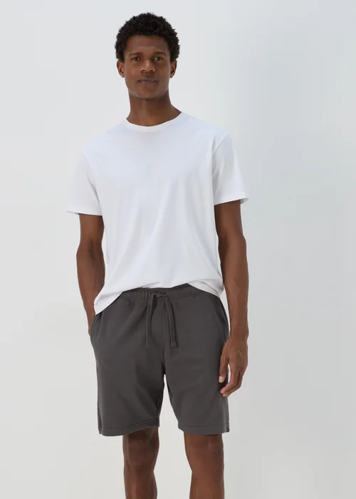 Charcoal Basic Jogger Shorts - XS Image 4