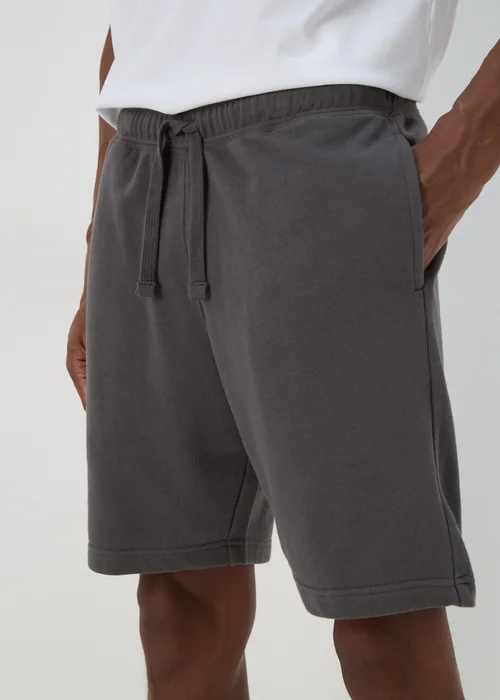 Charcoal Basic Jogger Shorts - XS Image 3