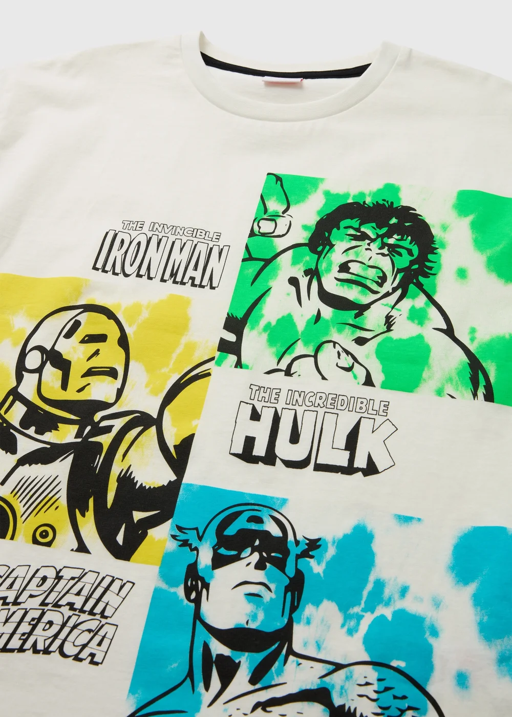 Marvel Boys White Neon T-Shirt (4-12yrs) - 3 Yrs Image 2